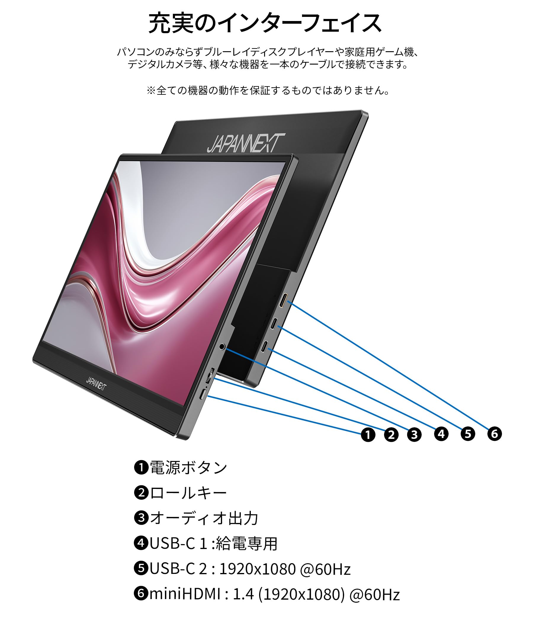 Amazon.co.jp: 【Amazon.co.jp限定】 JAPANNEXT 15.6インチ IPSパネル